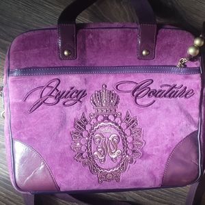 Juicy Couture Velvet Laptop Bag